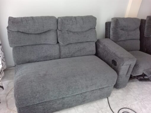 sofa gris de modular