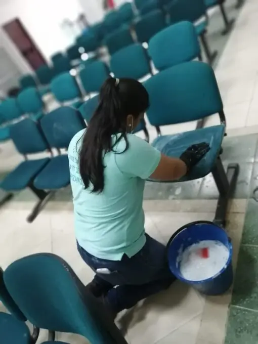 lavado sillas oficina