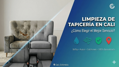 Limpieza de tapicería en Cali