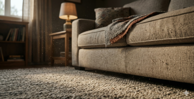 objetos del hogar que acumulan ácaros y gérmenes