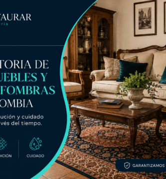 muebles y alfombras en la historia de Colombia