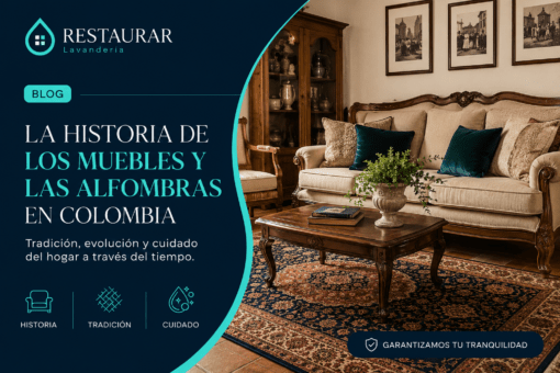 muebles y alfombras en la historia de Colombia