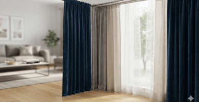 cortinas se lavan de forma profesional en el hogar