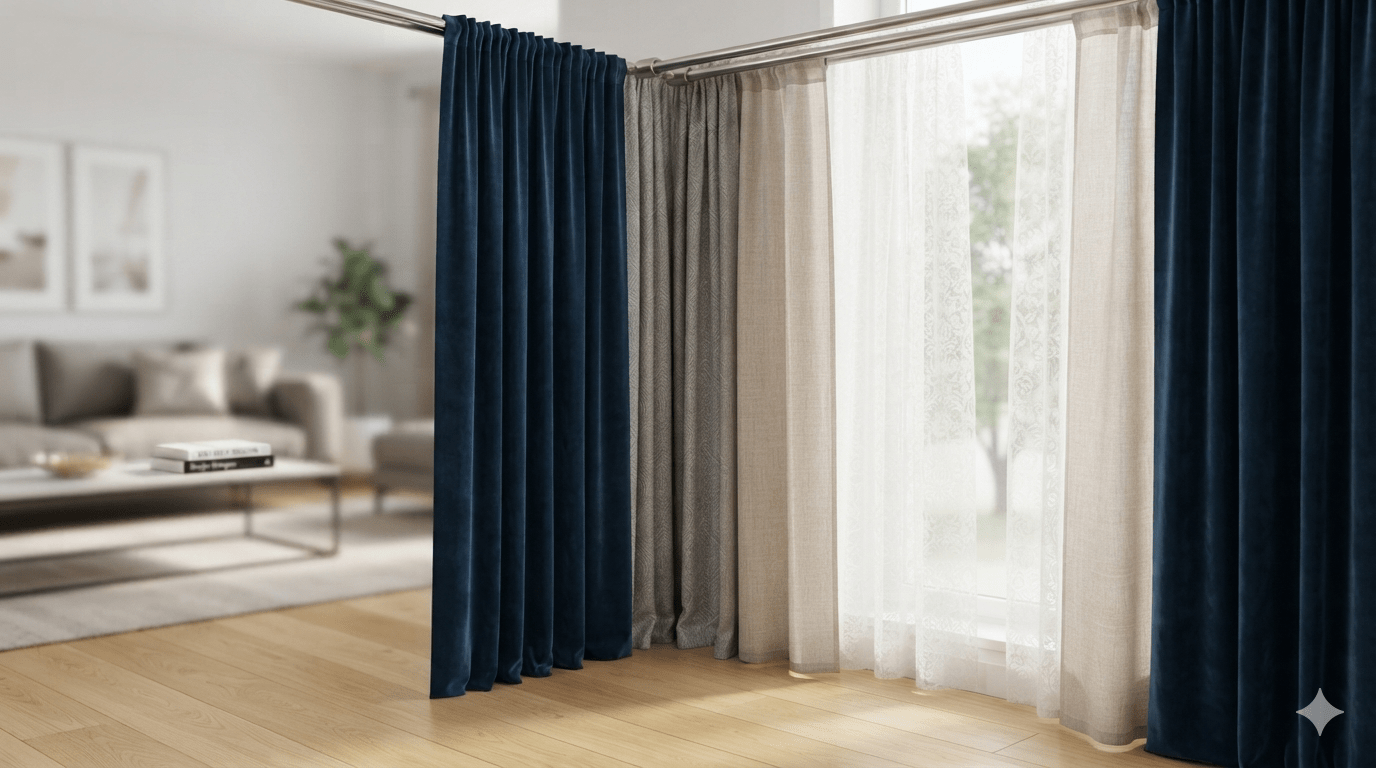 cortinas se lavan de forma profesional en el hogar